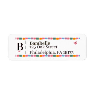 Creat Your Personalised Return Address