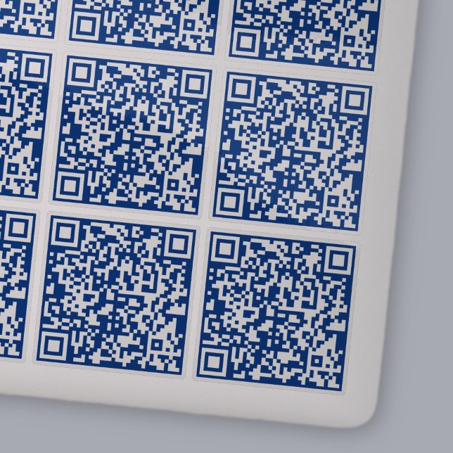 Create 9 Scannable Transparent Navy Blue QR Codes  (Creator Uploaded)
