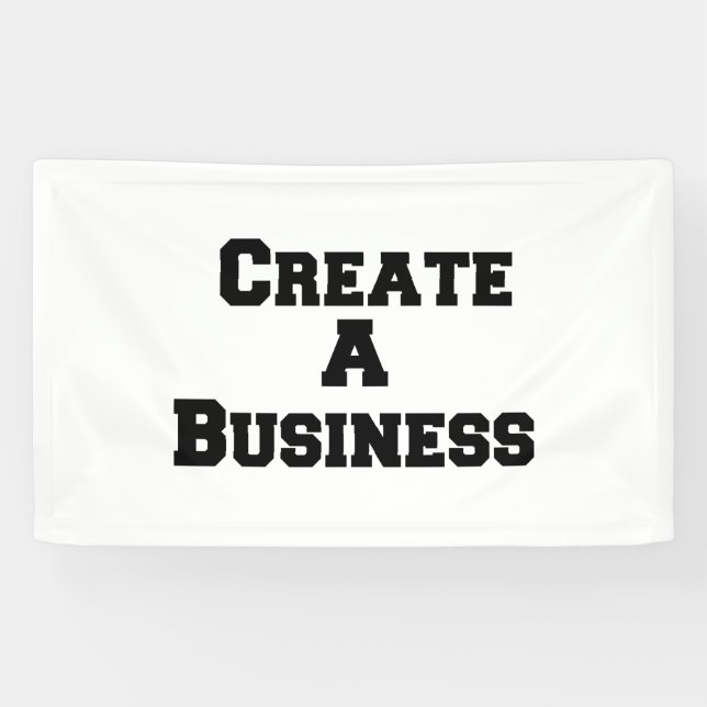 Create A Business Banner (Horizontal)
