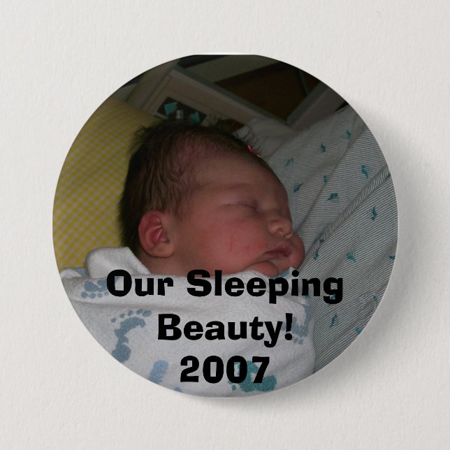 Create a button! 7.5 cm round badge (Front)