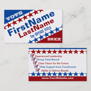 Create a Campaign Template Business Card