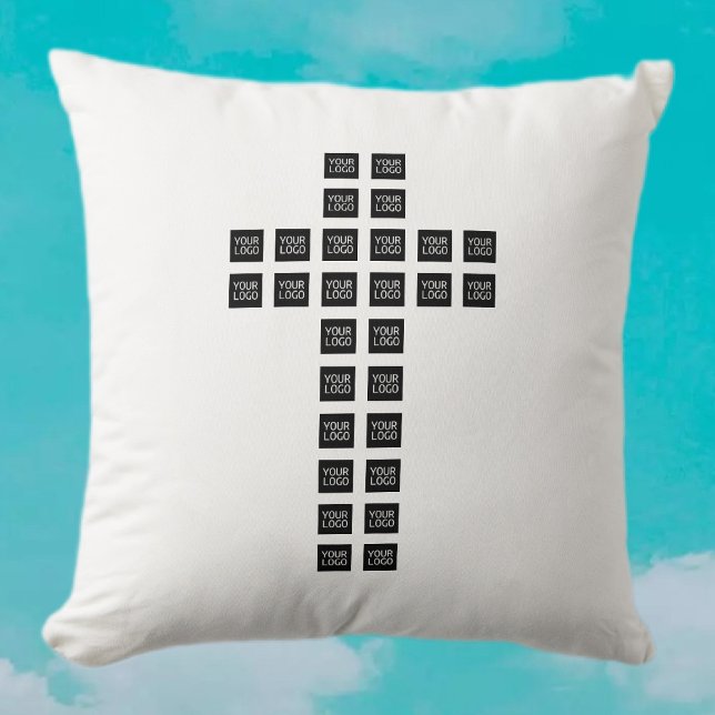 Create a Cross Pattern with any Logo or Image Cushion (Creator Uploaded)