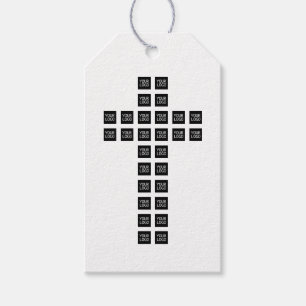 Create a Cross Pattern with any Logo or Image Gift Tags