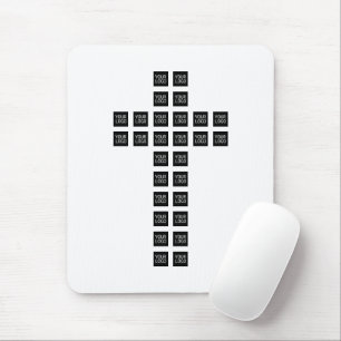 Create a Cross Pattern with any Logo or Image Mouse Mat