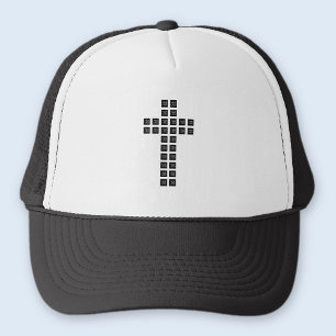 Create a Cross Pattern with any Logo or Image Trucker Hat