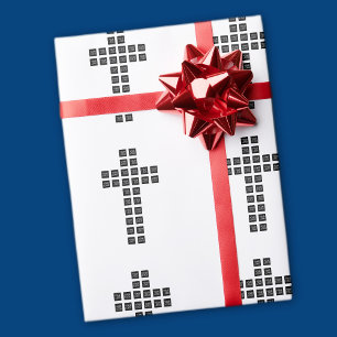 Create a Cross Pattern with any Logo or Image Wrapping Paper