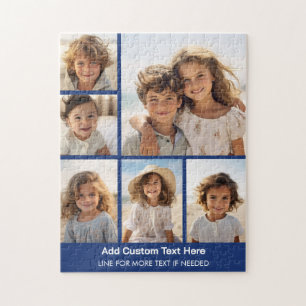 Create a Custom 6 Photo Collage Jigsaw Puzzle