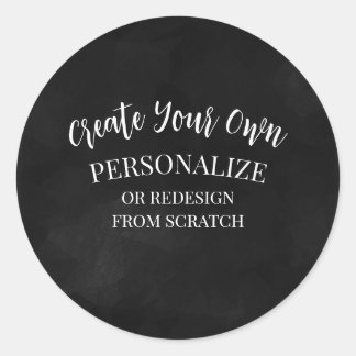 Create a Custom Classic Round Sticker