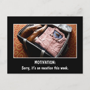 Create a custom demotivational gift postcard