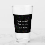 Create a Custom Glass<br><div class="desc">Create your own custom stuff including personalised gifts and accessories, promotional products for your business, custom colour wedding supplies and favours, event decorations and more by adding your own text and design elements and choosing your favourite fonts, colours and styles. Visit Glass Hearts on Zazzle to view our entire collection...</div>