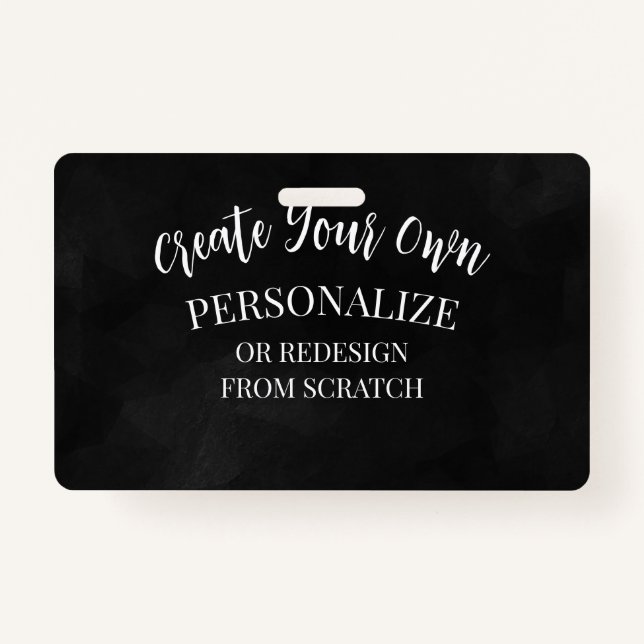 Create a Custom ID Badge (Front)