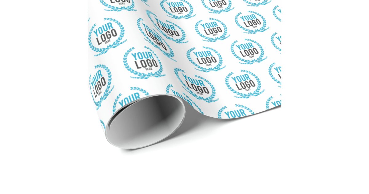 Create a Custom Logo Colour Wrapping Paper Zazzle