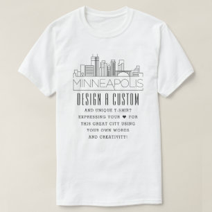 Create A Custom Minneapolis, Minnesota Themed T-Shirt