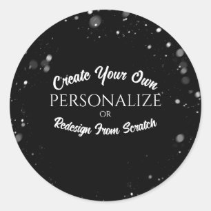 Create a Custom Personalised Classic Round Sticker