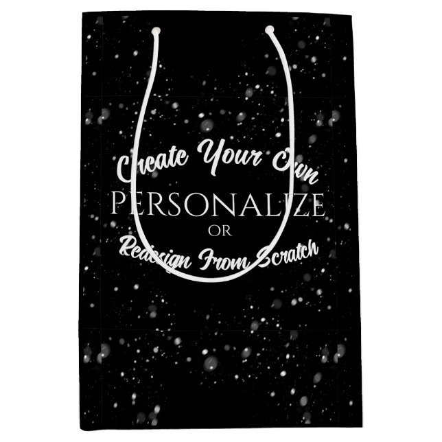 Create a Custom Personalised Medium Gift Bag (Front)