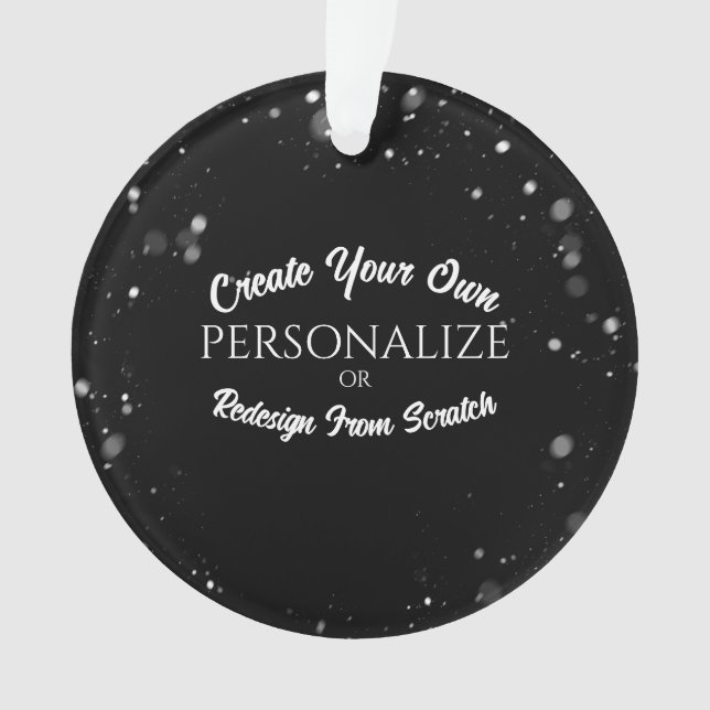 Create a Custom Personalised Ornament (Front)