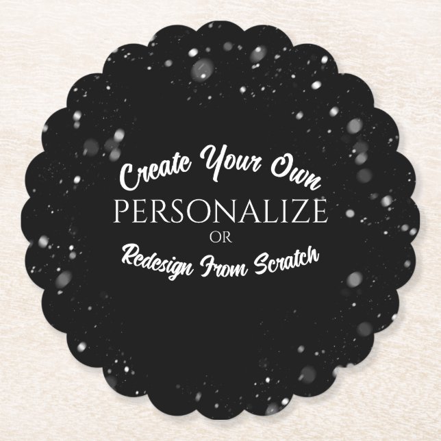 Create a Custom Personalised Paper Coaster (Front)