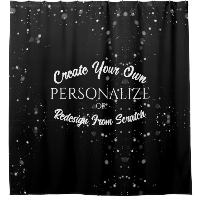 Create a Custom Personalised Shower Curtain (Front)