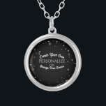 Create a Custom Personalised Silver Plated Necklace<br><div class="desc">Create your own custom stuff including personalised clothing and accessories, promotional products for your small business, custom colour wedding gifts and favours, event decor and more by adding your own text and design elements and choosing your favourite fonts, colours and styles. Or, redesign this item entirely from scratch by replacing...</div>