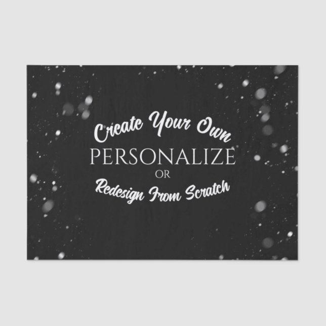 Create a Custom Personalised Tissue Paper (Front)