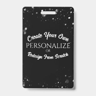 Create a Custom Personalized ID Badge