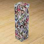 Create a Custom Photo Collage with 12 Photos Wine Box<br><div class="desc">For best results,  crop photos into squares before uploading. Use your favourite photo or pictures to make a fun keepsake to share with friends. This includes a combination of your 12 favourite pictures. Other combinations are available in our store.</div>