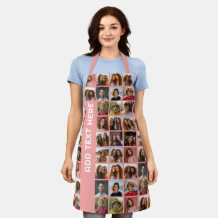 Create a Custom Photo Collage with 18 Photos Apron