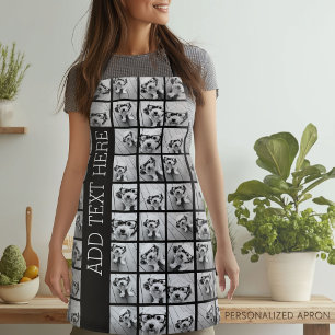 Create a Custom Photo Collage with 18 Photos Apron