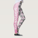Create a Custom Photo Collage with 18 Photos pink Leggings<br><div class="desc">Use your favourite photo or pictures to make a fun keepsake to share with friends.</div>