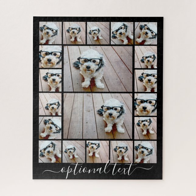 Create a Custom Photo Collage with 20 Photos Jigsaw Puzzle (Vertical)