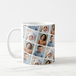 Create a Custom Photo Collage with 3 Photos Coffee Mug