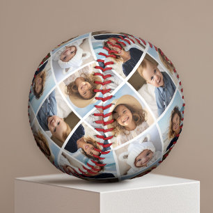 Create a Custom Photo Collage with 4 Photos Baseball