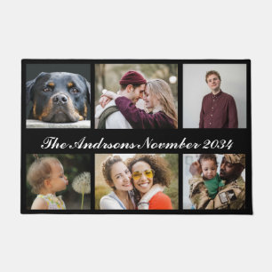 Create a Custom Photo Collage with 6 Photos Doormat