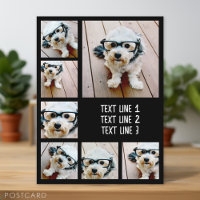 Create a Custom Photo Collage with 7 Photos - Text