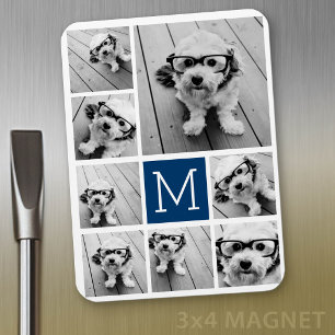 Create a Custom Photo Collage with 8 Photos Magnet