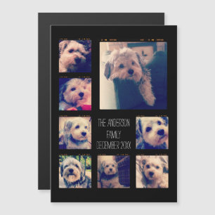 Create a Custom Photo Collage with 8 Photos Magnet