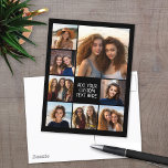 Create a Custom Photo Collage with 8 Photos Postcard<br><div class="desc">Use your favourite photo or pictures to make a fun keepsake to share with friends. A minimalist design with only snapshots and a text block.</div>