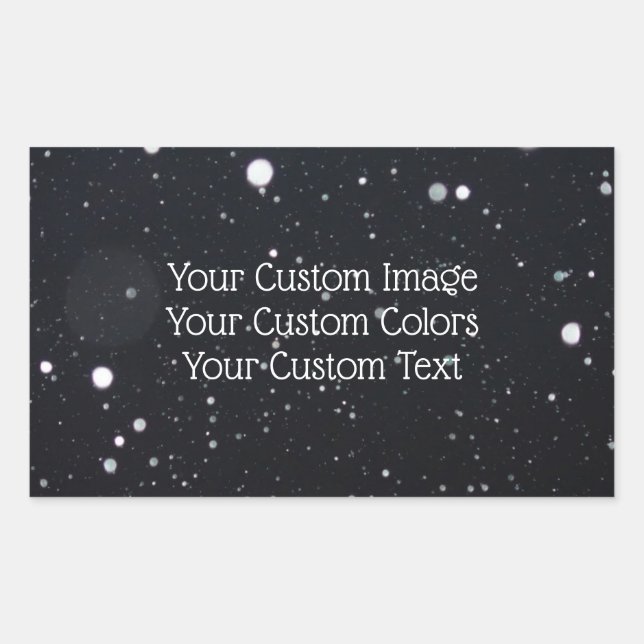 Create a Custom Rectangular Sticker (Front)