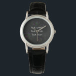 Create a Custom Watch<br><div class="desc">Create your own custom stuff including personalised gifts and accessories, promotional products for your business, custom colour wedding supplies and favours, event decorations and more by adding your own text and design elements and choosing your favourite fonts, colours and styles. Visit Glass Hearts on Zazzle to view our entire collection...</div>