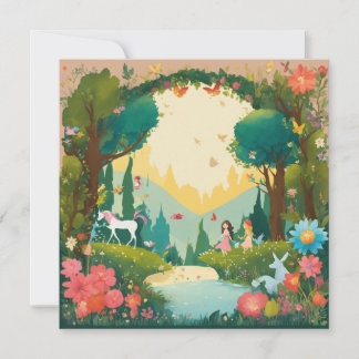 Create a Fairytale Page: Fussy Cut Fairies, Unicor Holiday Card