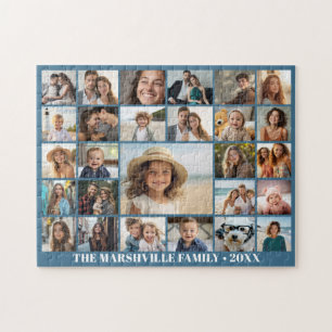 Create a Funky Photo Collage with 27 Photos Jigsaw Puzzle