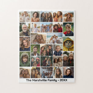Create a Funky Photo Collage with 27 Photos Jigsaw Puzzle