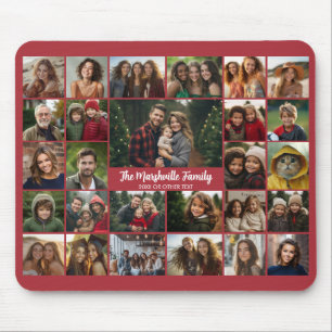 Create a Funky Photo Collage with 27 Photos Mouse Mat