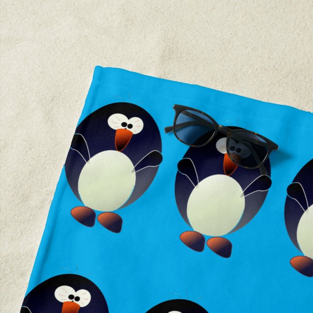 Create a Linux Penguin Beach Towel (In Situ)