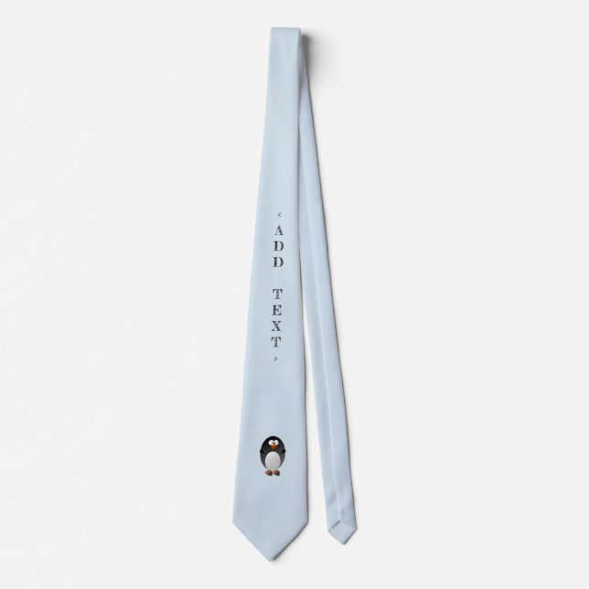 Create a Linux Penguin Tie (Front)