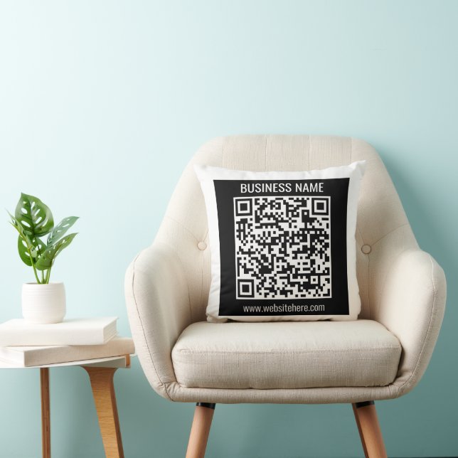 Create a Modern QR code Instantly  Cushion (Chair)