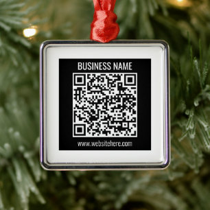 Create a Modern QR code Instantly  Metal Tree Decoration