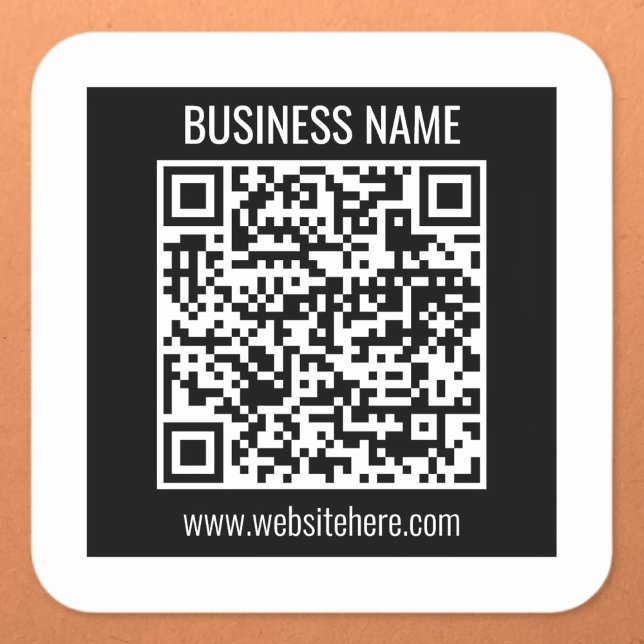 Create a Modern QR code Instantly  Square Sticker (Creator Uploaded)