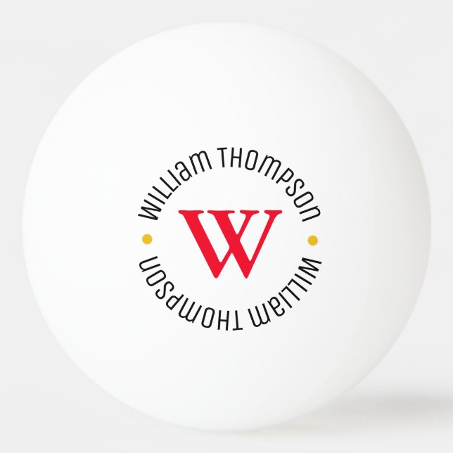 Create a Monogram Ball golf balls (Front)