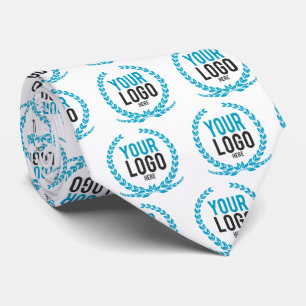 Create A Patterned 2-sided Custom Business Logo Tie